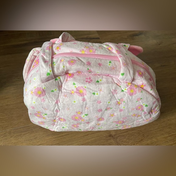 Brand New-MY MELODYPink Floral Clothe Tote Bag - Picture 2 of 16